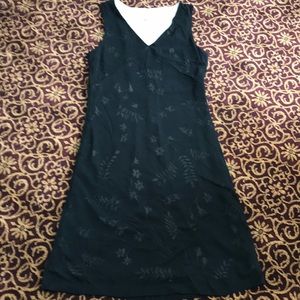 Ann Taylor Loft vintage black lace slip dress, 2P.